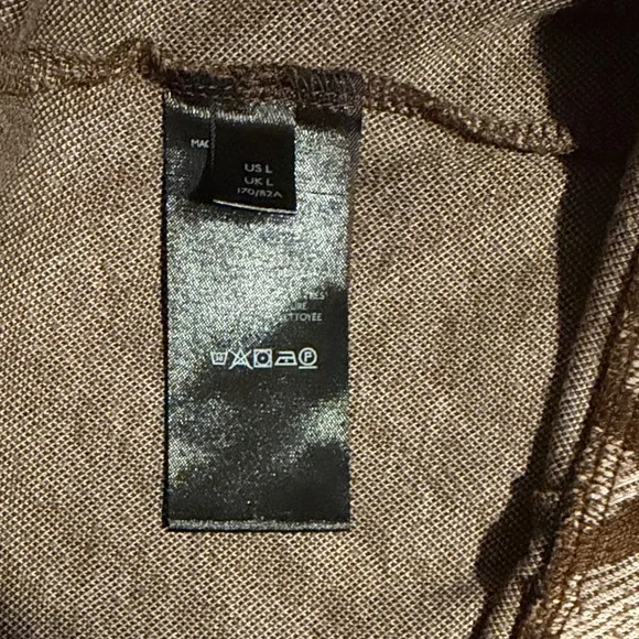 Urban Outfitters Cream and Brown Zigzag Flare Pants - Picture 5 of 5